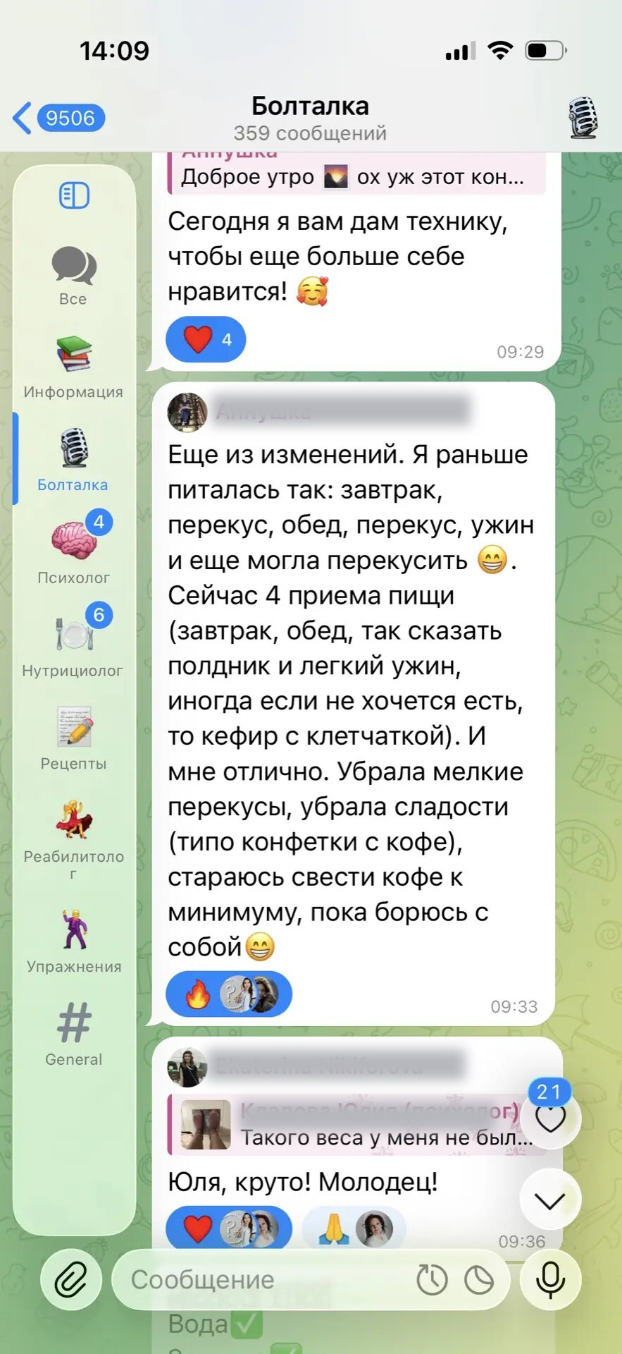 Скриншот чата 6